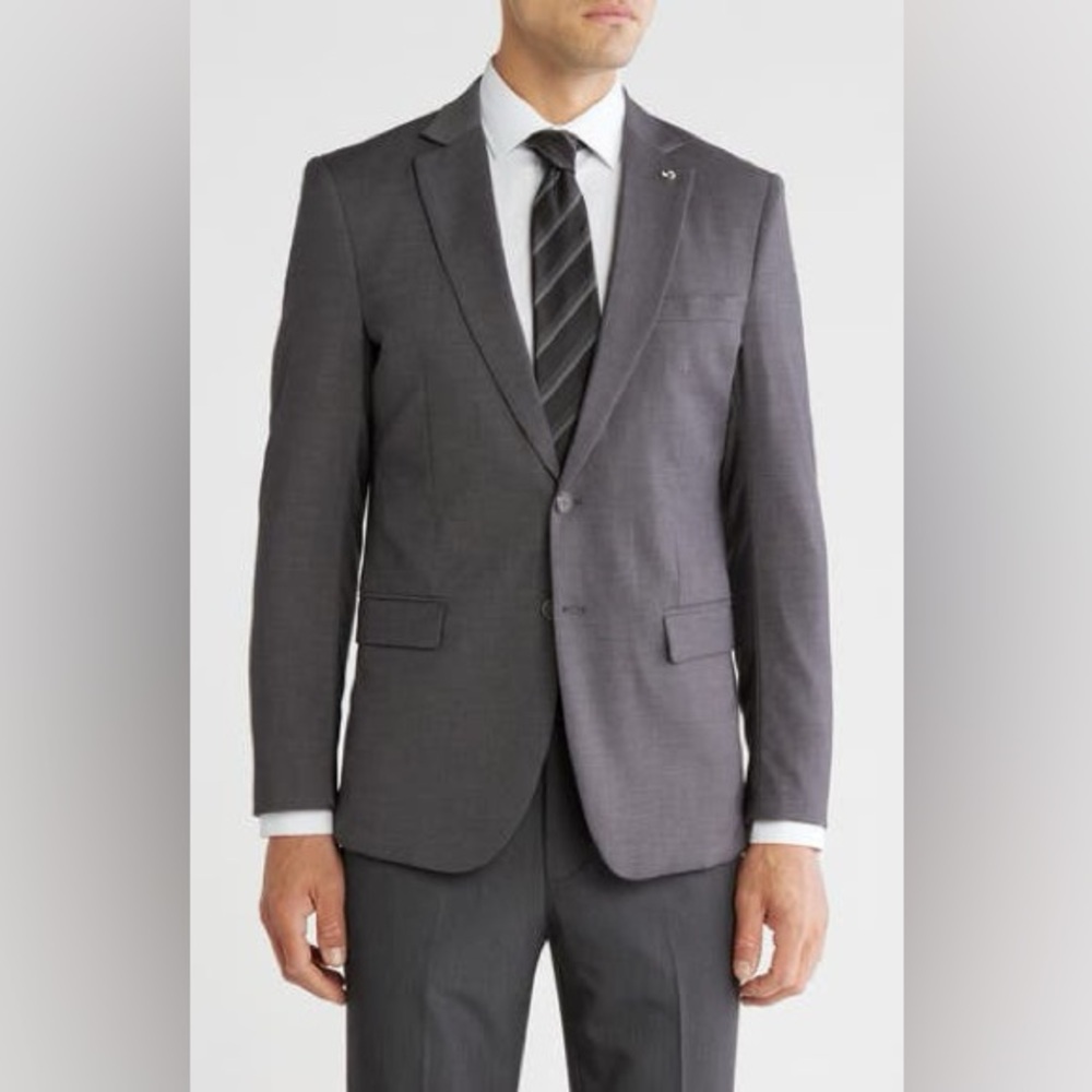 Tahari Slim Fit Stretch Blazer Size 40/M
